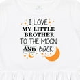 thumbnail image 4 of Inktastic I Love My Little Brother to the Moon and Back Girls Toddler Dress, 4 of 5