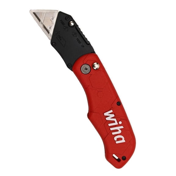 Wiha Fliploc Folding Utility Knife With Blades