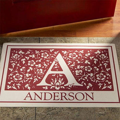Personalized Initial Doormat