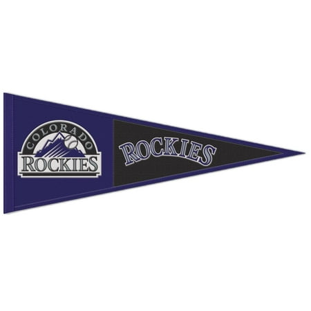 WinCraft Colorado Rockies 13 x 32 Retro Logo Pennant