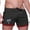 Black, variant on Mens Gradient Palm Print Mesh Shorts, Slim Tailored Fit with Breathable Wrinkle Free Fabric for Resort Casual Daily Attire White S