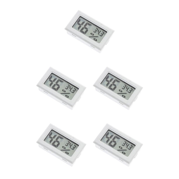 Advancent Mini termómetro LCD Digital conveniente Sensor de reloj negro blanco multifuncional probador de calibre con de alta precisión Type5 NO5 Advancent CBP393779