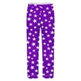 thumbnail image 4 of uublik Men's Pajama Sets Comfy Sleepwear Long Sleeve Pjs Set Soft 2 Piece Lounge Set Cozy Nightwear with Pockets, Purple, 4 of 4