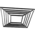thumbnail image 2 of 26"OD x 9 1/2"ID x 3/4"P Raven Architectural Grade PVC Pierced Ceiling Medallion, Antiqued Silver, 2 of 10