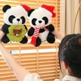 thumbnail image 5 of Cartoon Christmas Panda Stuffed Toy Plush Panda Soft Hugging Toy Plush Toys Christmas Decorations Birthday Christmas Gifts for Kids Girls Boys Type 4, 5 of 5