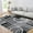 Ash, variant on COZONY Non-Slip Modern Abstract Accent Washable Low Pile Geometric Patchwork Rug