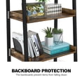 thumbnail image 7 of Industrial Bookshelf 5-Tier, Bookcase Ladder Shelf, Storage Shelves Rack Shelf Unit, Accent Furniture Metal Frame, Home Office Furniture for Bathroom, Living Room, 7 of 7