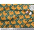 thumbnail image 3 of Soimoi Polyester Crepe Fabric Dots & Crab Ocean Print Sewing Fabric Yard 52 Inch Wide, 3 of 3