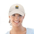 thumbnail image 5 of DALIX Lucky Pot Of Gold Hat Womens Embroidered Baseball Cap in Beige, 5 of 6