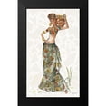 thumbnail image 2 of Tavoletti, Anne 16x24 Black Modern Framed Museum Art Print Titled - African Flair VIII C, 2 of 5