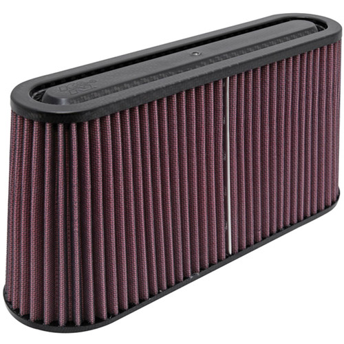 K&N Universal Air Filter Carbon Fiber Top and Base High Performance, Premium, Washable