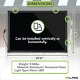 thumbnail image 4 of Alpine LED Message Writing Board - 20" X 28" Illuminated Dry Erase Board with 48 Different Flashing Styles & Fluorescent Markers, Great for Restaurants, Schools & Retail Stores, 4 of 7