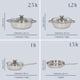 thumbnail image 2 of COLORHOME DESIGN Batería de Cocina De Acero Inoxidable con 7 Piezas, Triple Capa y Tapas de Vidrio Templado, Juego de Cacerolas y Sartén de Cocina,Utensilios de Cocina, Gris (COLORINOX7M), 2 of 5