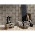 thumbnail image 2 of DecoWorld 2 - Brun Naturel, Rouleau de Papier Peint Gris, Accent Moderne de Décoration Murale, 2 of 2