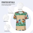 thumbnail image 3 of Vsdgher Colorful Plants And Insects Mens T-Shirts Baseball Vintage Fashionable Lightweight Casual Crew Neck Slim Fit with Long Sleeves-X-Large, 3 of 7