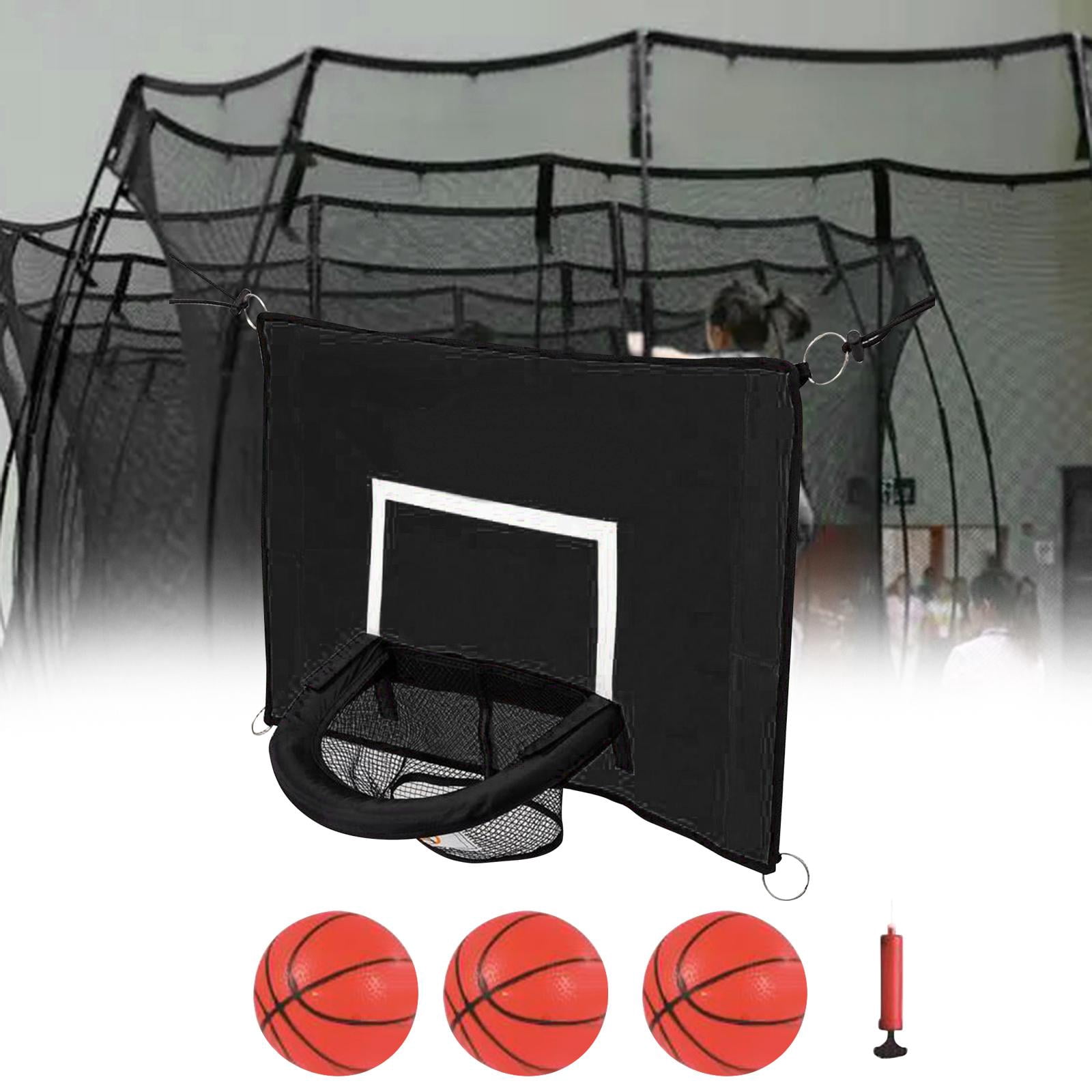 harayaa Basketball Hoop for Trampoline Basketball Training Outside Indoor Outdoor Sports Style E