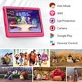 thumbnail image 4 of BESTSKI Android 12 Kids Tablet, 10-Inch IPS Screen, 5000mAh Battery, 2GB+32GB, Quad-Core, Bluetooth Wi-Fi, Pink, 4 of 7
