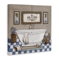 thumbnail image 2 of Stupell Industries Traditional Checkered Bathroom & Chandelier Canvas Art, 17 x 17, by Janet Tava, 2 of 8