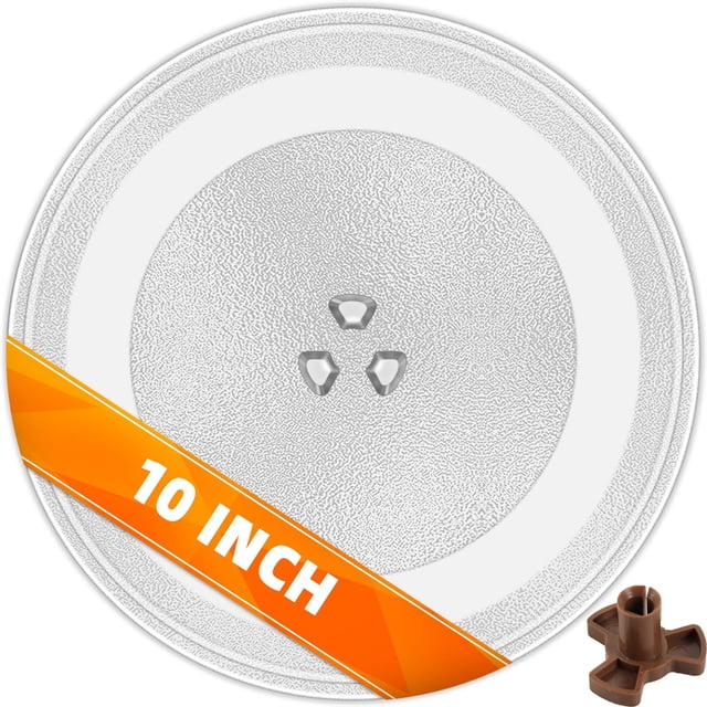 Placa de vidrio de repuesto para microondas Whirlpool W11367904 de 25,4 cm