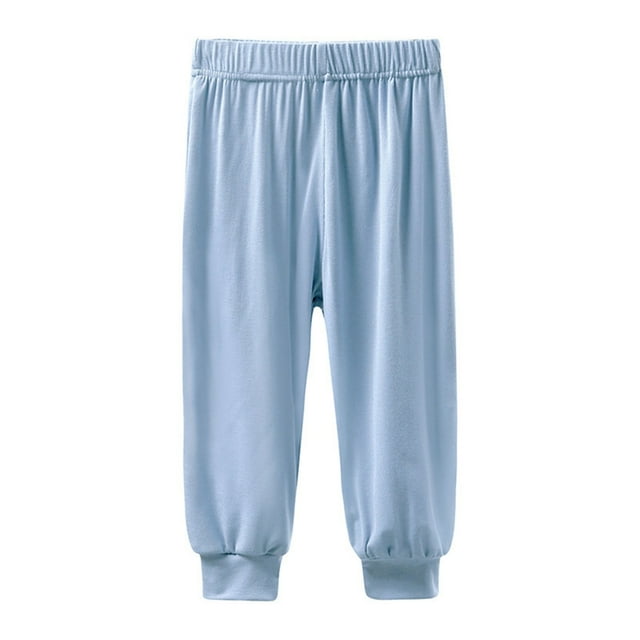 Odeerbi 1-10 Años Niños Niñas Pantalones Deportivos Modal Pantalones Deportivos Verano Workout Athletic Sports Jogger Pantalones Cintura Elástica Transpirable Joggers