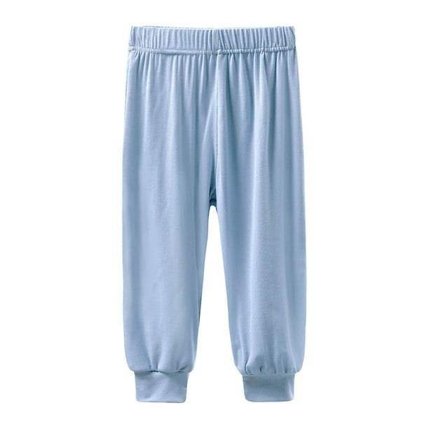 Odeerbi 1-10 Años Niños Niñas Pantalones Deportivos Modal Pantalones Deportivos Verano Workout Athletic Sports Jogger Pantalones Cintura Elástica Transpirable Joggers