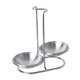 thumbnail image 3 of Soporte doble de acero inoxidable para cucharón, soporte para utensilios de cocina, soporte para cucharas D re, 3 of 9