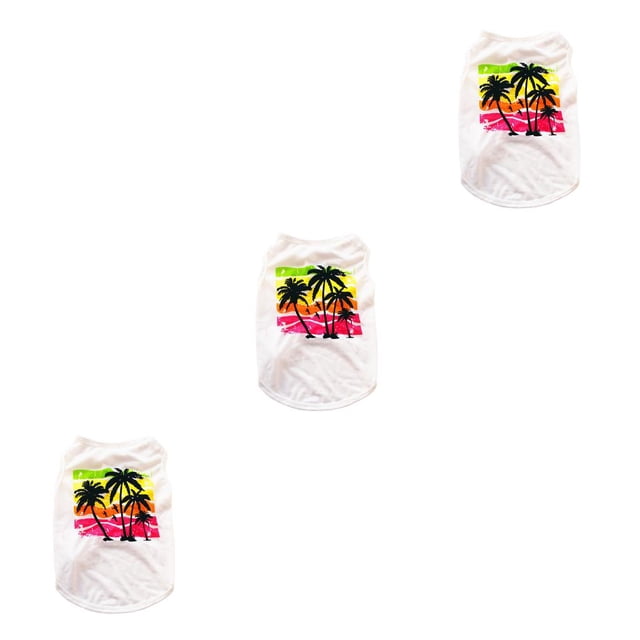 Methold Ropa Camisa Chalecos de verano Patrón de coco Sudaderas con capucha Disfraces Abrigo Perros pequeños Chihuahua Cachorro Bulldog Pug L Type1 NO1 Methold CBP272487