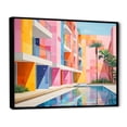 thumbnail image 2 of Designart "Minimalist Hotels And Lodges III" Hotels & Lodges Floater Framed Wall Art Prints, 2 of 5