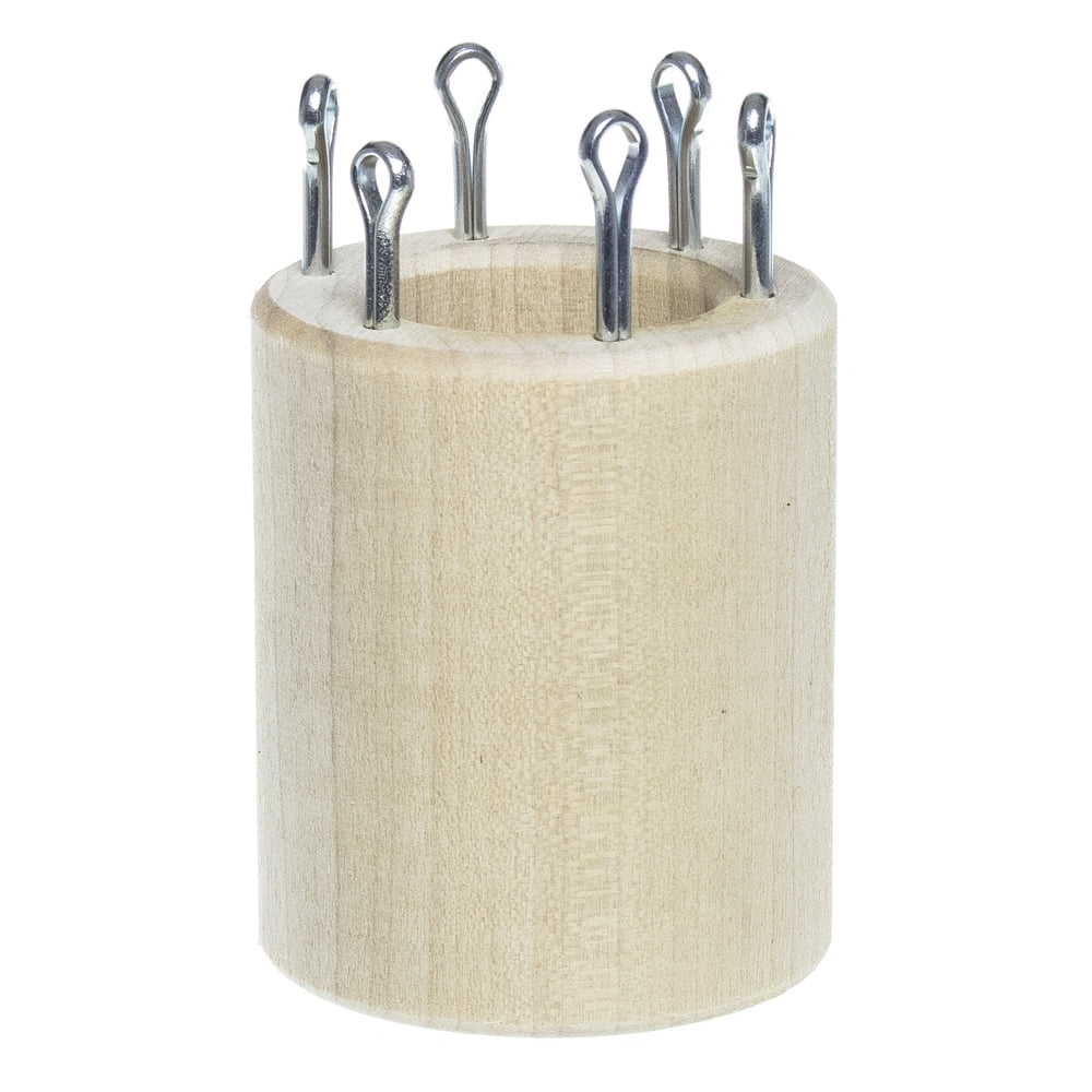 Paracord Planet Removable 4-Pin, 6-Pin, and 8-Pin Polar Wooden Double-Sided Paracord Knitting Spools – Create Consistent Paracord Weaves – Perfect for Micro, Nano, Type II and Type III Paracord