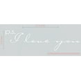 thumbnail image 5 of Bedroom Décor P.S. I Love You Home Wall Decals Nursery Quote 23x6-Inch White, 5 of 5