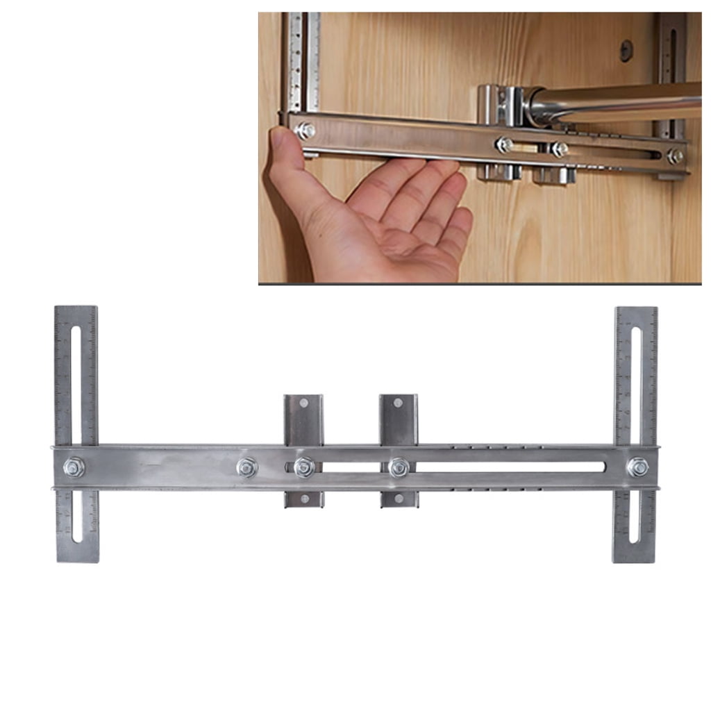 ZPAQI 350mm Keyboard Slide Bearing TrayTrack Guide Rail Drawer Runners Shelf