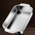 thumbnail image 1 of Poêle à Lasagne Latérale Profonde, Plaque de Cuisson Multifonctionnelle en Acier Inoxydable avec Revêtement Résistant à la Chaleur, Usage Intensif et Nettoyage Facile, Compatible Four pour Grande Capacité de Cuisson Polyvalente, 1 of 6