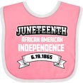 thumbnail image 3 of Inktastic African American Independence Juneteenth Boys or Girls Baby Bib, 3 of 4