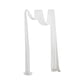 thumbnail image 5 of Cortina de fondo transparente con diseño de arco para bodas, ideal para ceremonias, recepciones y fotos. Blanco, 5 of 9