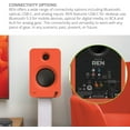 thumbnail image 5 of Kanto REN 200W Powered Speaker System with HDMI ARC Input for TV & Home Theater | USB-C and Bluetooth 5.3 | High/Low Pass Filter | Pair | Matte Orange, 5 of 5