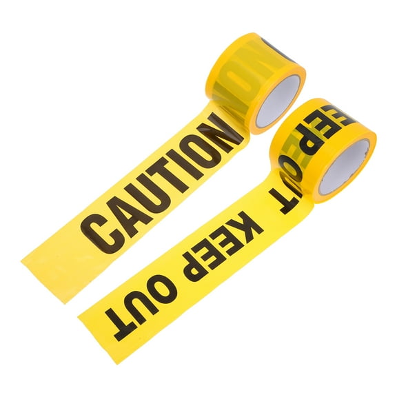 YEAHIBABY Yellow Pe Caution Tape for Warning - Weather-Resistant and Easy to Use