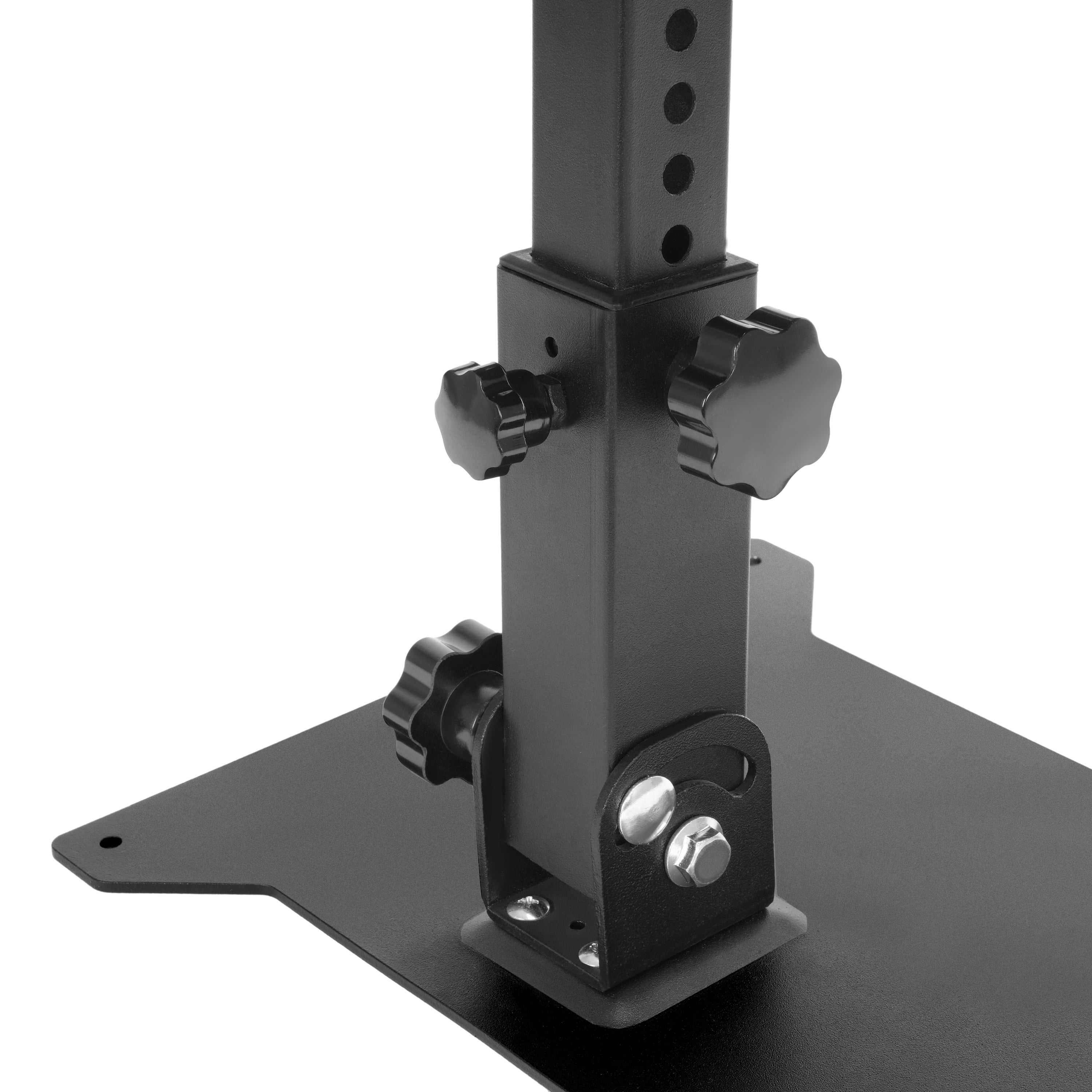 KOJEM Adjustable Musical DJ Stand Rack for DJ Booth for Music Studio Booth Pro Audio Recording Cabinet,Stage Equipment DJ Gear Table