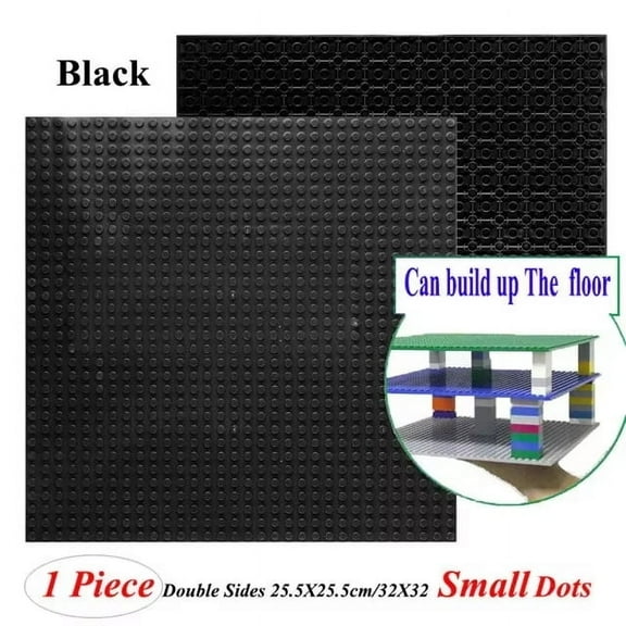 10PCS Double Sided Baseplates Bracket City Accessory Pillars MOC Parts For Military Building Blocks Gift Toys for Children