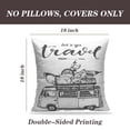 thumbnail image 2 of LALILO Throw Pillow Covers Go Travel Art With Vintage Van And Van Travel Cushion Cover 18" x 18", 2 Pack, 2 of 6
