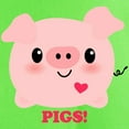 thumbnail image 3 of CafePress - Kawaii I Love Pigs Light T Shirt - Light T-Shirt - CP, 3 of 4