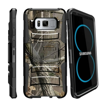 Case for Samsung Galaxy S8 Plus | S8 Plus Case  [ Clip Armor ] Heavy Duty Case with Belt Clip & Kickstand Camo