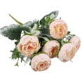 thumbnail image 2 of Limei Fake Flowers Vintage Artificial Peony Silk Flowers Wedding Home Decoration,Pack of 1, 2 of 7