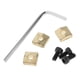 thumbnail image 5 of Tuerca de bloqueo de guitarra eléctrica de 3 piezas con tornillos de repuesto para sistema de bloqueo Dorado Yuyangstore Tuerca de bloqueo, 5 of 7