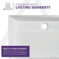 thumbnail image 4 of ANZZI Entelea Plastic Rectangular Vessel Bathroom Sink, 4 of 5