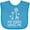 Turquoise, variant on Inktastic My Poppy Loves Me Boys Giraffe Grandson Boys Baby Bib