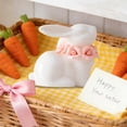 thumbnail image 6 of Japceit Easter Ceramic Rabbit Decor, Cute Bunny Sculpture for Table and Shelf Display, Artistic Ornament for Living Room, Office, and Gift for Birthday, Holiday, Home, 6 of 6