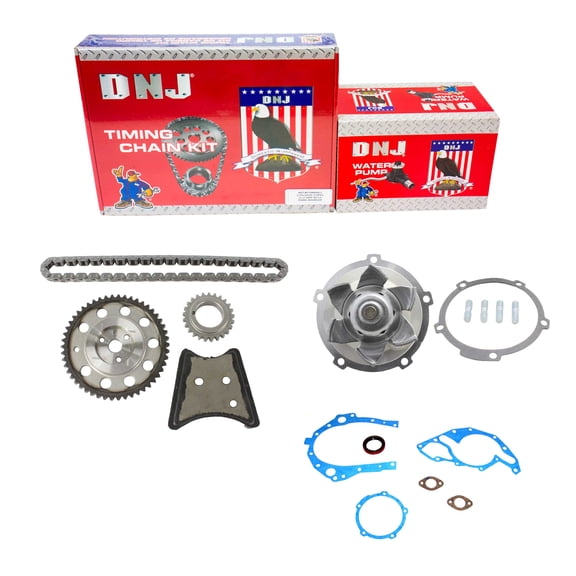 DNJ TK3121AWP Timing Chain Kit with Water Pump Fits Cars & Trucks 08-09 Chevrolet 3.4L V6 OHV