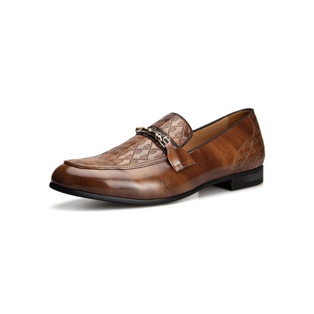 Mens Tuxedo Dress Loafers Slip On Formal Wedding Shoes