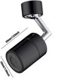 thumbnail image 1 of Universal Splash Faucet Aerator 720 Rotatable Soild Brass Moveable Kitchen Tap, 1 of 3