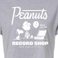thumbnail image 3 of Peanuts - Record Shop Women's Cropped Graphic T-Shirt, 3 of 6